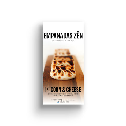 Vegetarian Cheese & Veg Empanadas (frozen, 6 Units/Box)