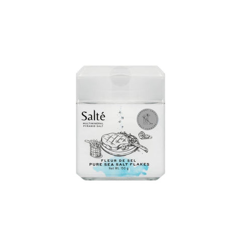 Salté Multimineral Pyramid Pure Sea Salt Flakes (150g glass jar)