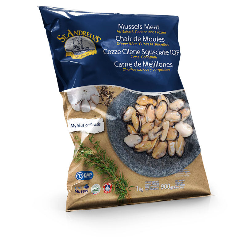 Frozen Mussels Pasteurized 