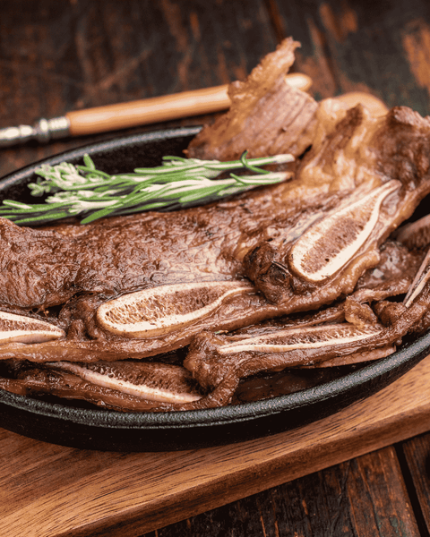 冷凍草飼安格斯牛小排（Asado Banderita｜5 骨｜骨長約 2 厘米）