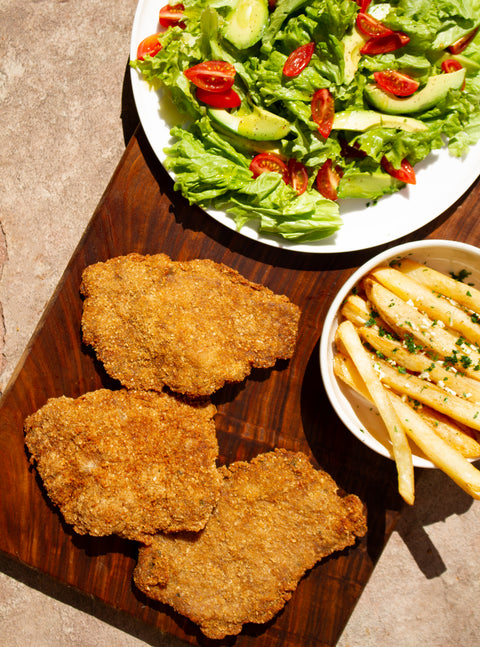 Frozen Argentinian "Milanesas" Breaded Beef, Grass-Fed Angus (1kg)