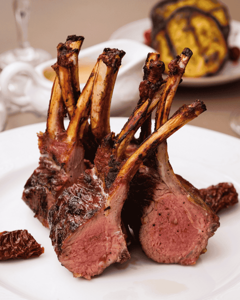 Chilled Lamb Rack French Cut Cap On, Grass-Fed