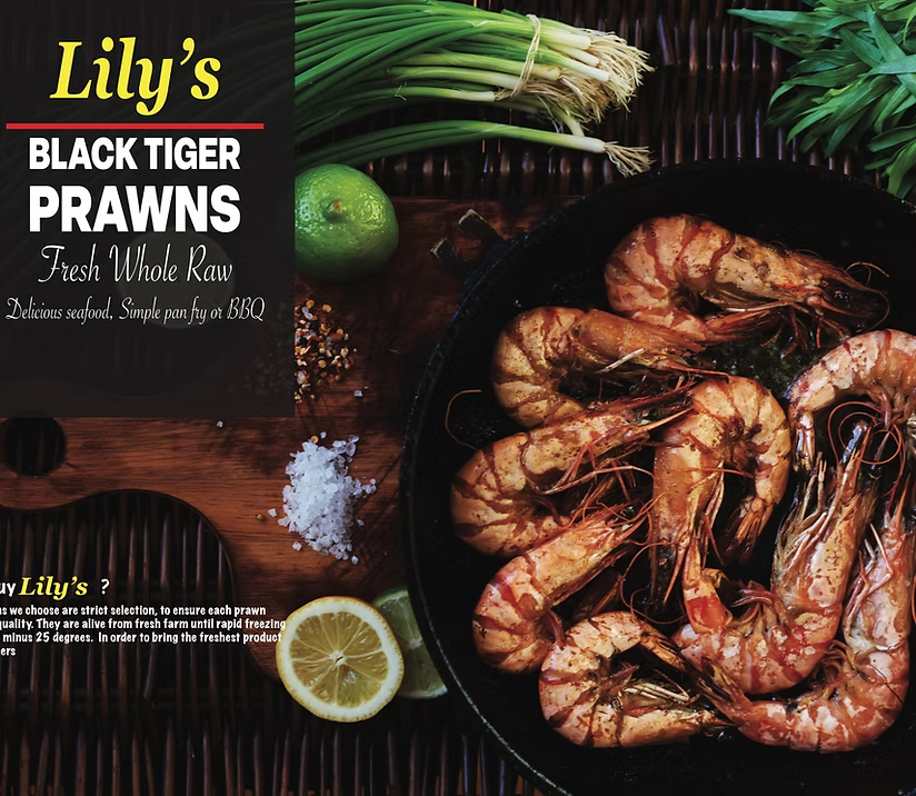 Frozen Black Tiger Prawn 