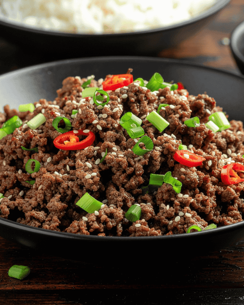Frozen Minced Beef, Marble Score 5+, Grass-Fed Black Angus (Halal Certified)