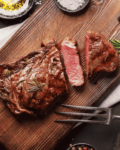 Frozen Striploin Steak, Grass-Fed Angus (350g)