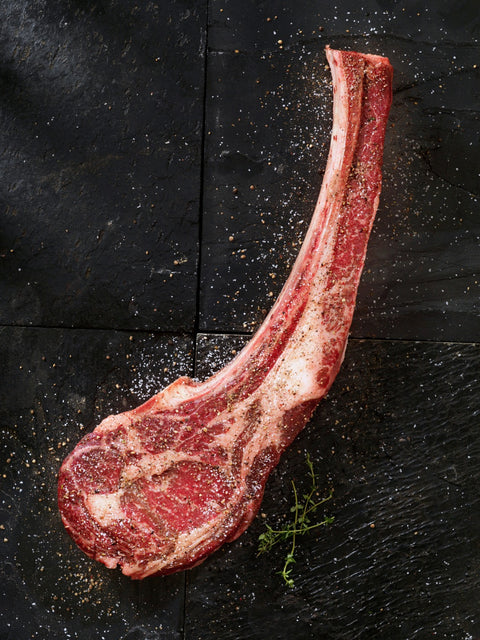 Frozen Tomahawk, Grass-Fed Certified Angus (Not Trimmed)