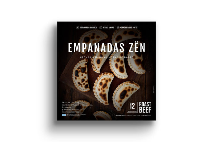 Argentina Premium Frozen Empanadas Roast Beef- 12 Units/Box - Argentina Premium