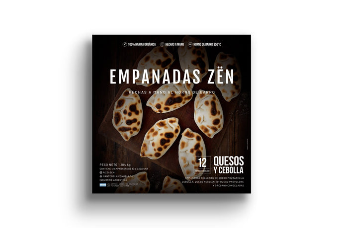 Argentina Premium Frozen Onion & Cheese Empanadas 12 Units/Box - Argentina Premium