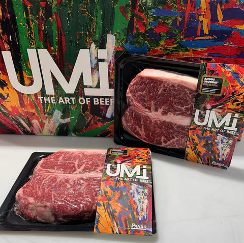 Uruguay Frozen Striploin, Marble Score 5+ (2 x 330g Steaks)