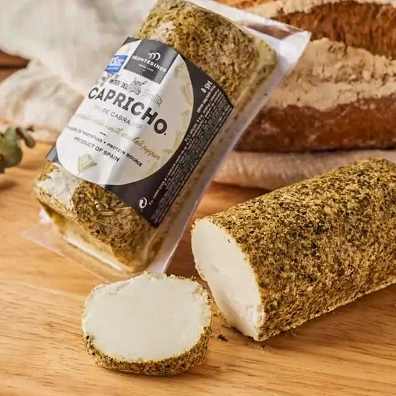 Goat Milk Soft Cheese with Green Pepper 