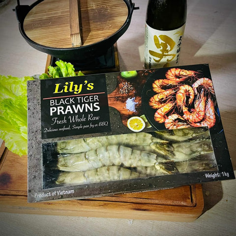 Frozen Black Tiger Prawns