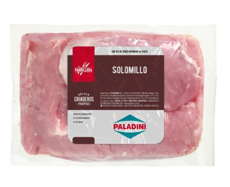 Pork Tenderloin Frozen, Solomillo - Paladini / HK$200/KG - Argentina Premium