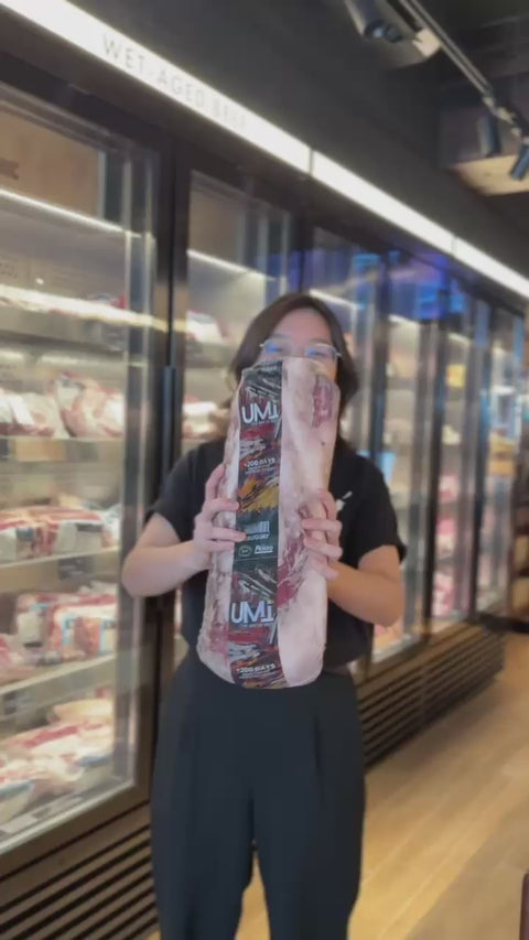 Frozen Whole Ribeye, Marble Score 5+, Grass-Fed Black Angus (Halal Certified)