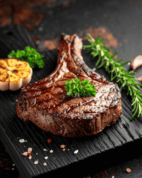 Frozen Bone-In Ribeye Cap On, Grass-Fed Angus