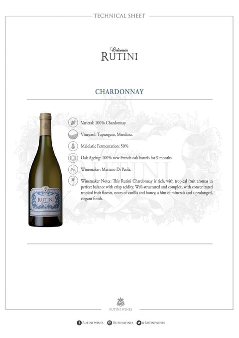 Rutini Chardonnay - Argentina Premium