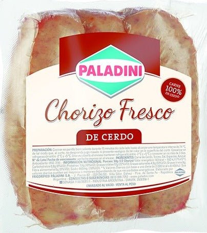 SELECT 3 PAY 2 Argentina Premium Frozen Pork Sausage / Chorizo - Argentina Premium