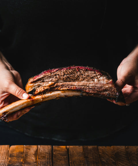 Frozen Short Rib 1 Bone, Grass-Fed Black Angus
