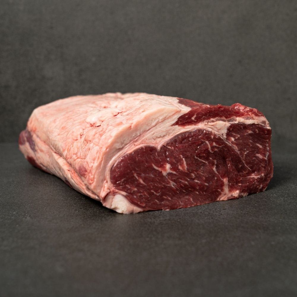 Black Angus Grass-Fed Frozen Whole Striploin (Marble Score 5+) 