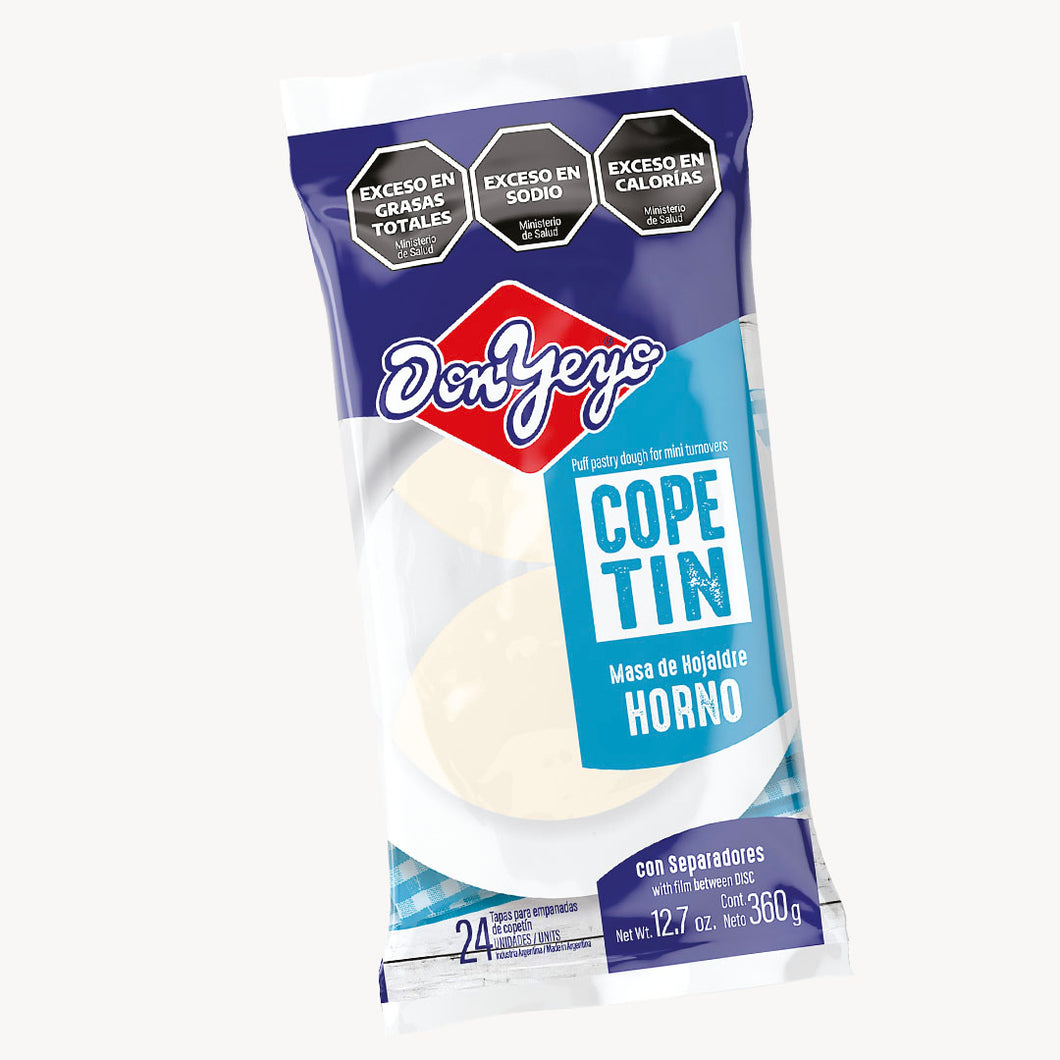 Frozen Empanada Dough Copetin Mini 24 Units/Pack 360g